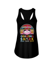 Vintage Grandma shark doo Ladies Flowy Tank tile