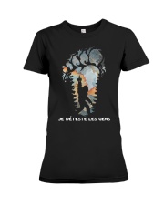 Bigfoot I Hate People Premium Fit Ladies Tee tile