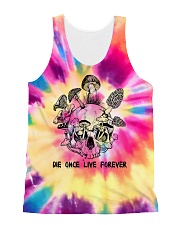 Die once live forever All-Over Unisex Tank tile