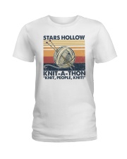 Stars Hollow Knit A Thon Ladies T-Shirt tile