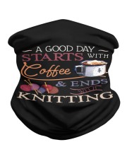 A Good Day Starts With Coffee Ends With Knitting Neck Gaiter tile