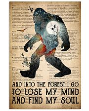 Bigfoot Into The Forest I Go 24x36 Poster front