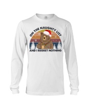 Bear on the naughty list Long Sleeve Tee tile