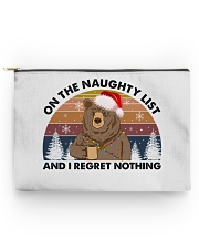 Bear on the naughty list Accessory Pouch tile