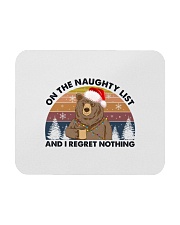 Bear on the naughty list Mousepad tile
