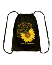 You are my orange sunshine Drawstring Bag tile