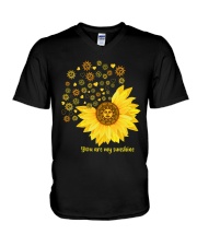 You are my orange sunshine V-Neck T-Shirt tile