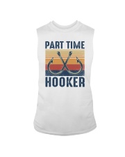 Fishing Part time Hooker Sleeveless Tee tile