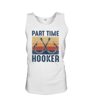 Fishing Part time Hooker Unisex Tank tile