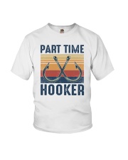 Fishing Part time Hooker Youth T-Shirt tile