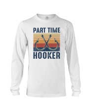 Fishing Part time Hooker Long Sleeve Tee tile