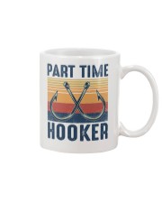 Fishing Part time Hooker Mug tile