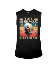 Y'all Mothafckas Need Science Albert Einstein Sleeveless Tee tile