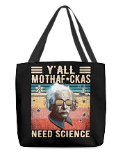 Y'all Mothafckas Need Science Albert Einstein All-Over Tote tile