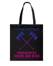 LGBT i swing both ways Tote Bag tile