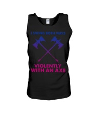 LGBT i swing both ways Unisex Tank tile
