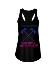 LGBT i swing both ways Ladies Flowy Tank tile