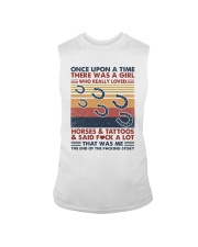 Once Upon A Time Girl Loved Horses and Tattoos Sleeveless Tee tile