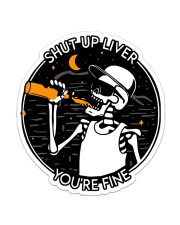 Beer sht up liver Sticker - Single (Vertical) front