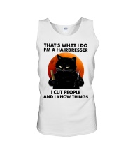 Black Cat That's What I Do I'm A Hairdresser Unisex Tank tile