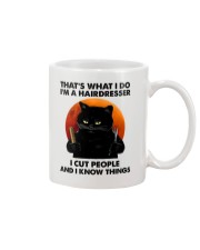 Black Cat That's What I Do I'm A Hairdresser Mug tile