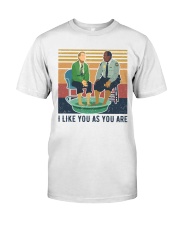 Mister Rogers I Like You As You Are Classic T-Shirt front