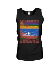 San Junipero Heaven is a place on earth Unisex Tank tile