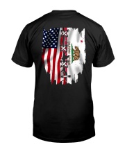 California Amercia Flag 4th Of July Classic T-Shirt back