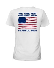 We are not descended from fearful men Ladies T-Shirt tile