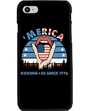 Merica Kicking ss Since 1776 Phone Case tile