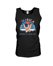 Merica Kicking ss Since 1776 Unisex Tank tile