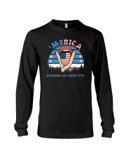 Merica Kicking ss Since 1776 Long Sleeve Tee tile