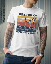 Yoga Life Is Full Of Important Choices Classic T-Shirt lifestyle-mens-crewneck-front-6