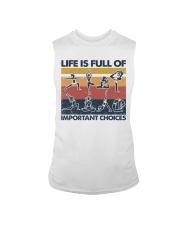 Yoga Life Is Full Of Important Choices Sleeveless Tee tile
