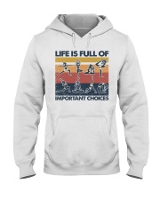 Yoga Life Is Full Of Important Choices Hooded Sweatshirt tile