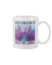 Mermaid Sassy Since Birth Salty By Choice Mug tile