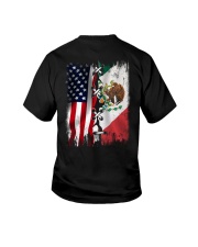 Mexico American Flag Youth T-Shirt tile