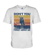 Retro Don't you forget about me V-Neck T-Shirt tile