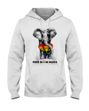 Lgbt Mom Hugs Elephant LGBT Pride Hooded Sweatshirt tile