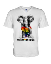 Lgbt Mom Hugs Elephant LGBT Pride V-Neck T-Shirt tile