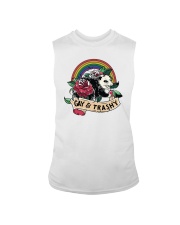 Lgbt Pride Gay And Trashy Opossum Sleeveless Tee tile