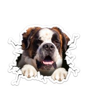 Funny stbernard breaking glass Sticker - Single (Vertical) front