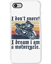 I Don't Snored Sport Bike Phone Case tile