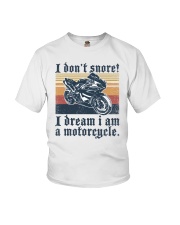 I Don't Snored Sport Bike Youth T-Shirt tile