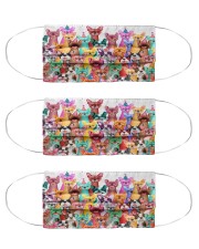 Color multi frenchie Cloth Face Mask - 3 Pack front