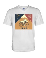 LSD Bicycle Day 1943 V-Neck T-Shirt tile