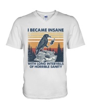 I Became Insane Raven V-Neck T-Shirt tile