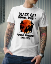 Black Cat Humane Society Placing Familiars Classic T-Shirt lifestyle-mens-crewneck-front-6