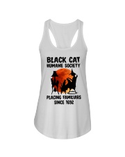 Black Cat Humane Society Placing Familiars Ladies Flowy Tank tile