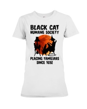 Black Cat Humane Society Placing Familiars Premium Fit Ladies Tee tile